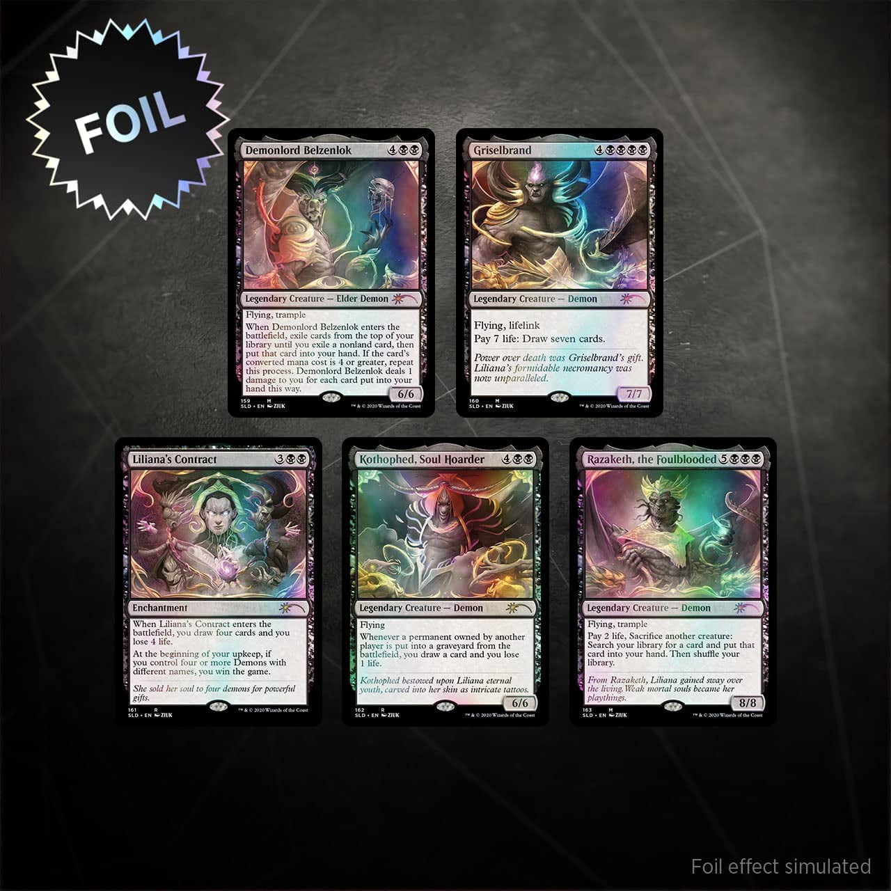 Magic TCG The Gathering Secret Lair Etched Foil: MTG Read The Fine