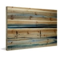 thumbnail image 2 of Parvez Taj Surfboard Paddling Pinewood Wall Art, 16" x 24", 2 of 7