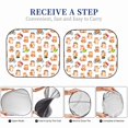 thumbnail image 5 of Goofa Kawaii Shiba Dog Pattern 2 Piece Car Windshield Sun Shade Foldable | Front Windshield Shade for Sun, Heat and UV Rays | Sunshade for Car Front Window-Large, 5 of 7