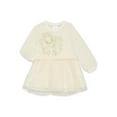 thumbnail image 2 of Disney Classics Marie Toddler Girls Eyelash Knit Tutu Dress with Long Sleeves, Sizes 12M-5T, 2 of 9
