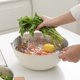 thumbnail image 4 of Yhmxh Utensilios de cocina Tazón de acero inoxidable para mezclar, tazón de metal, tazón extra grande, tazón para ensalada, borde apto para lavavajillas domésticos y comerciales. Muebles para cocina, 4 of 6