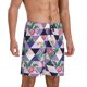 thumbnail image 2 of Fotbe Plaid Flamingo Pantalones Cortos de Pijama para Hombre, Ropa de Dormir, Pantalones de Pijama Cortos para Hombre-4X-Large, 2 of 6