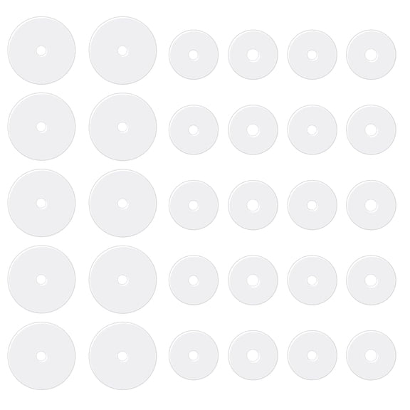 60pcs Silicone Earring Backs Stopper Rings for Piercings
