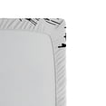 thumbnail image 3 of Ambesonne Zodiac Fitted Sheet, Aries Astrology Sign, Queen Size, White Black, 3 of 3