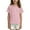 Pink, variant on Cethrio Cotton Linen T-shirts for Girl, Pullover Summer Short Sleeve Crew Neck Girls Tops Pink Size 6
