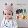 thumbnail image 1 of Gorro de bebé de Corea, otoño e invierno, bonito gorro de punto para niños nacidos, gorro fetal para bebé, 1 of 3