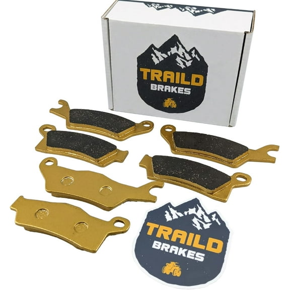 Can-Am Outlander Ceramic Brake Pad Set Front & Rear 450, 500, 570, 650, 700, 850, 1000, HD5, HD7, PRO 2013-2025