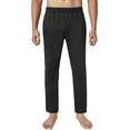 thumbnail image 1 of LELINTA Men's and Big Men's Jersey Cotton Pajama Pants, Men's Jersey Jogger Sleep Pant, S-3XL, Black, 1 of 7