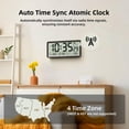 thumbnail image 3 of Reloj de pared digital EASYERA de 15'' con temperatura y humedad, 3 of 9