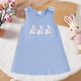 thumbnail image 2 of Gibobby Toddler Girl Dress Girl's Dresses Ruffle Sleeve 12 18 24 Months 2T 3T 4T 5T Swing A-Line Cute Gibobby Casual Sundress(12-18 Months,Blue), 2 of 7