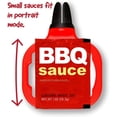 thumbnail image 3 of Clip de inmersión Saucemoto | Un recipiente para salsas en el automóvil para ketchup y salsas para mojar. Como se ve en Shark Tank (paquete de 2, negro) MFZFUKR WRMH-79-1, 3 of 7