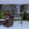 thumbnail image 4 of Soporte para proyector, soporte para portátil, trípode ajustable para proyector de mesa o suelo con bandeja., 4 of 8