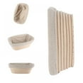 thumbnail image 3 of POINTERTECK Hot Banneton Brotform Long Bread Dough Proofing Proving Rattan Basket & Liner  C2-Rectangular 30.5*15*8 cm, 3 of 5
