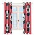 thumbnail image 3 of Cute Panda Window Curtain Panels Grommet Blackout Curtains Blackout Curtains for Living Room, 3 of 7