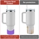 thumbnail image 5 of Uxcell Funda de Botella de Agua de Silicona [1PCS] - Funda Protectora Antideslizante para Proteger Botellas de Agua de Rasguños - [Violeta - 2.75 IN], 5 of 7