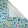 thumbnail image 4 of Ambesonne Exotic Window Valance, Monkey Toucan Fruit Leaves, 54" X 18", Pale Sky Blue Multicolor, 4 of 5