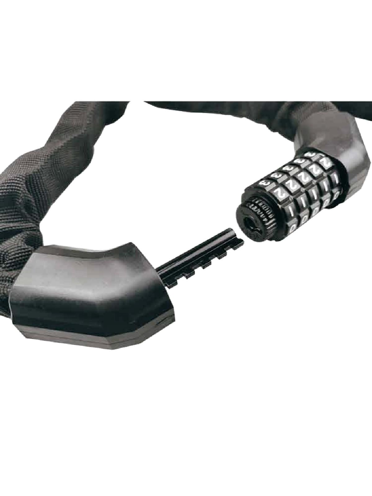 Bike Chain Locks, 5 Digit Resettable Combination Password Bicycle Lock,Heavy Duty Anti-Theft Cycling Cable Locks