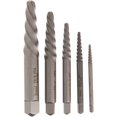 YJHBCYWM 5Piece Spiral Screw Extractor Set for Removing Stubborn