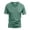 Cyan, variant on LTTVQM Men's Shirt V Neck Short Sleeve Top Thin Soft Elastic Breathable Leisure Tees Light Purple L