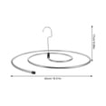 thumbnail image 2 of 2 unids en forma de espiral en forma de secado Percha de lavandería para lámina de cama Manta de toalla de baño, 2 of 7
