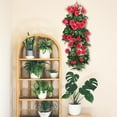 thumbnail image 5 of Yhmxh Artificial Rose Flowers for Outdoors, UV Resistant Faux Flowers Hanging Decorations for Outside Ornament, Artificial Flowers Basket Filler Look Real for Patio Porch Flowerbed Balcony, 5 of 5