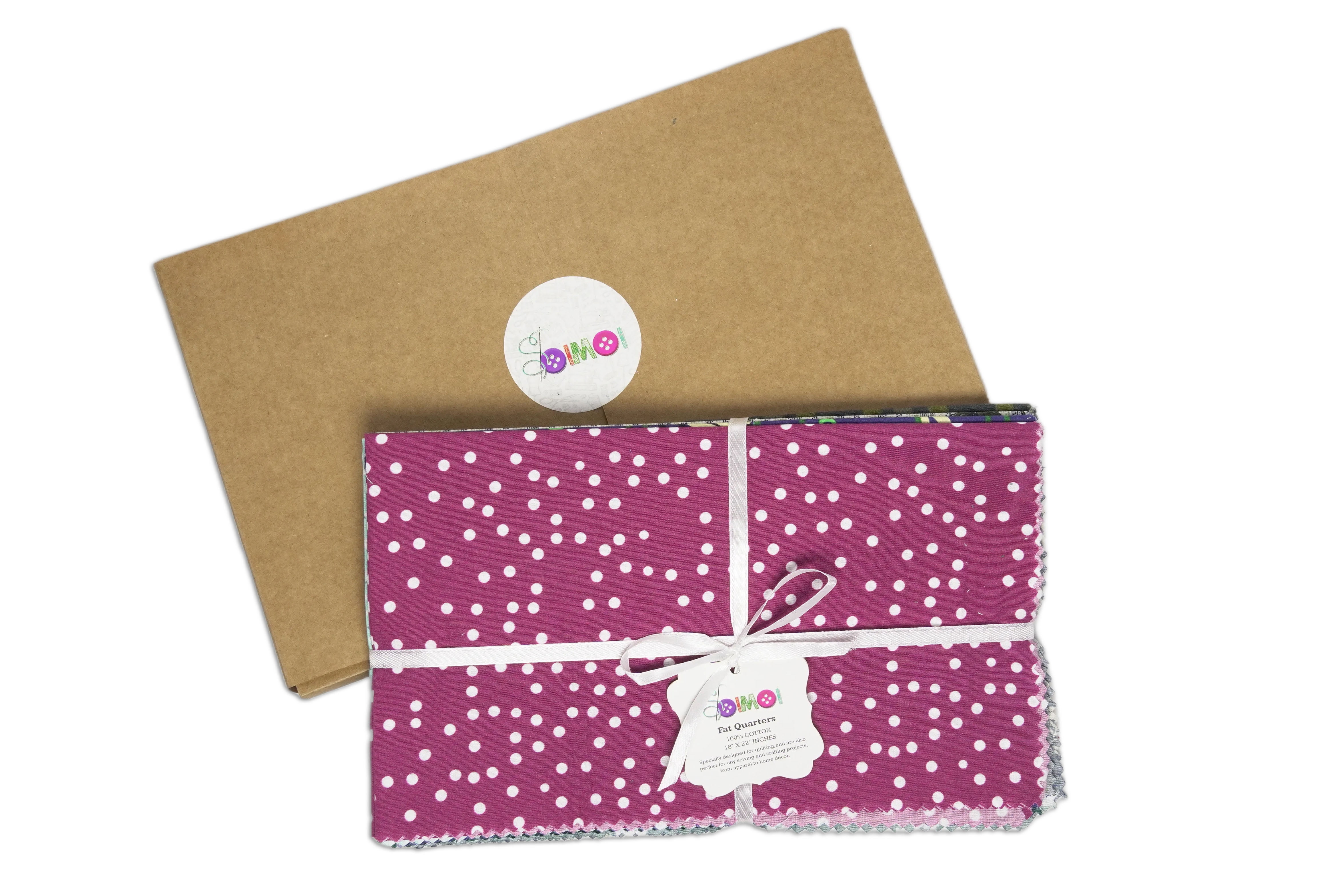 Soimoi 8 Pc Fat Quarter Bundle- Florals Print 18"x 22" DIY Patchwork- 100% Cotton Pre-Cut Quilting Fabric Multicolor