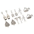 thumbnail image 2 of Wine Bottle Grape Charm Pendants, Vintage Style Pendants Multi Purpose Light Weight  12 Pcs  For Handicrafts, 2 of 8