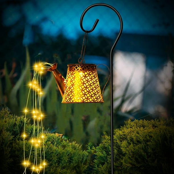 Retrok Art Garden Solar light String Lights, Outdoor LED Watering Can