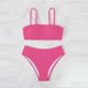 thumbnail image 5 of Conjunto de Bikini de Cintura Alta Traje de Baño Diario Conservador de las Mujeres Combinado de Dos Piezas, Nylon Spandex Beach Wear con Almohadilla de Pecho, 5 of 6