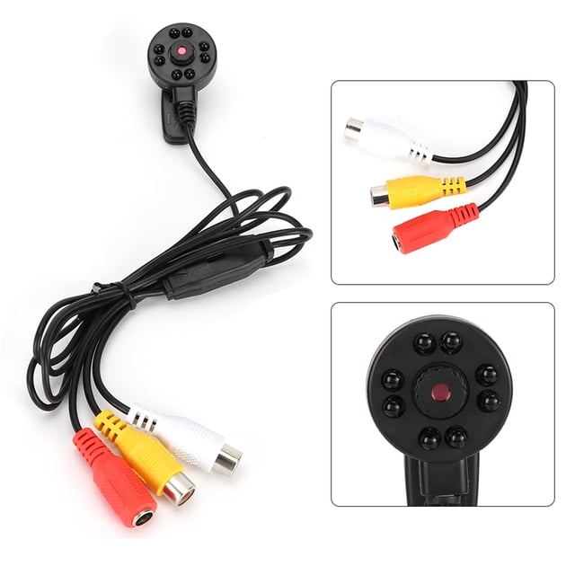 Mini cámara, cámara de seguridad IR con 8 luces, videovigilancia, rendimiento de primera categoría