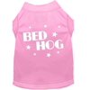 Pet Dog Cat Shirt Screen Printed, "Bed Hog"