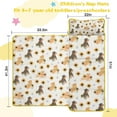 thumbnail image 5 of Dogs with Sunflowers Toddler Nap Mats for Kids Preschool,Sleeping Mat Bag or Kids,Toddler Sleeping Bag,Toddler Nap Mat or Daycare, 5 of 6