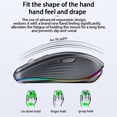 thumbnail image 5 of Wireless Gaming Mouse 2.4gBluetoothcompatible5.1 Dual-mode 2400dpi Mute Computer Mouse For Game Office, 5 of 9