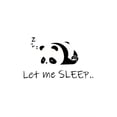 thumbnail image 2 of Camisetas para mujer Verano manga corta Tops para DeportesCreative English Sleeping Panda Pattern Printed Women'S Fashionable Round Neck Short Sleeve, Simple Casual Sports T-Shirt, Comfortable Summe, 2 of 6