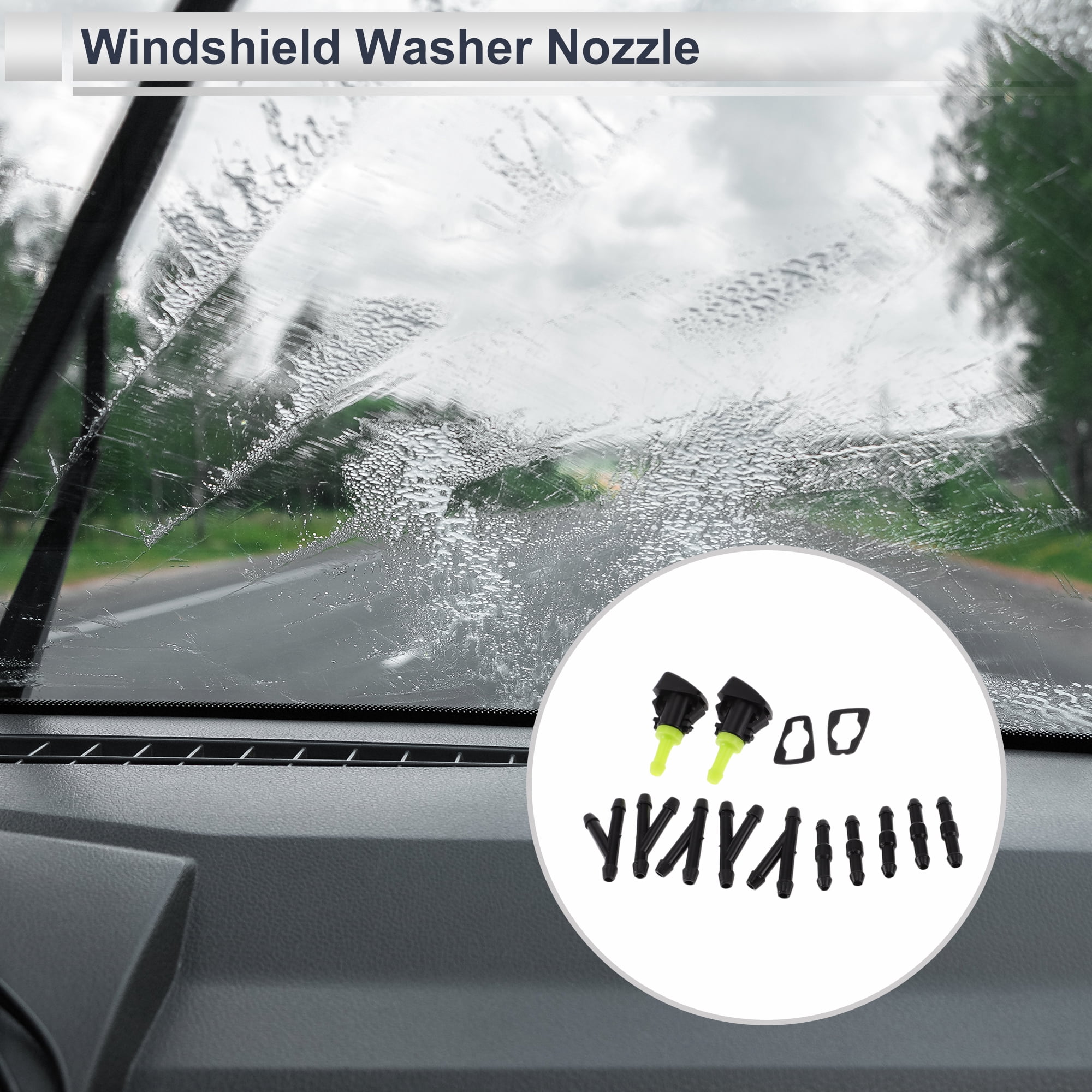 Unique Bargains Windshield Washer Nozzle for Chevrolet for SSR 2003-2006 1 Set