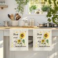 thumbnail image 4 of Sunflower Kitchen Towels Set of 3, Vintage Botanical Absorbent Dish Towels for Kitchen, Microfiber Hand Towel, Quick Drying Tea Towel for Cleaning Decorative Dishcloths Farmhouse Flowers, 4 of 7