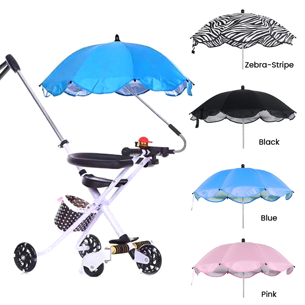 Universal Baby Pram Umbrellas Shade Umbrellas UV Sunshade Stroller Pushchair US 