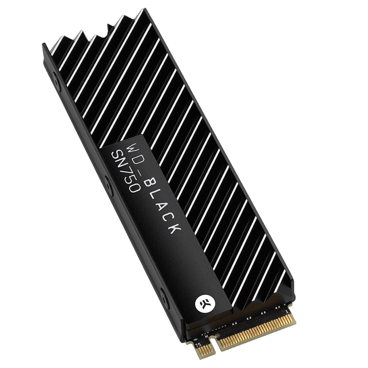 WD _BLACK SN750 2TB NVMe M.2 Internal Gaming SSD with Heatsink