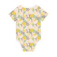 thumbnail image 2 of Daiia Lemon Leaves Printed Unisex-Baby Short Sleeve Onesies Bodysuits Baby Climbing Clothes Soft and Comfortable Romper with Expandable Shoulder Design-2 Years, 2 of 8