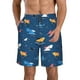 thumbnail image 1 of Balery Colorful Ocean Shark Traje de Baño Estilo Hawaiano para Hombre, Shorts de Secado Rápido con Bolsillos-Large, 1 of 6