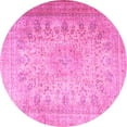 thumbnail image 1 of Ahgly Company Indoor Round Persian Pink Traditional Area Rugs, 6' Round, 1 of 4