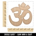 thumbnail image 2 of Om Aum Hinduism Buddhism Jainism Yoga Symbol Wood Shape Unfinished Piece Cutout Craft DIY Projects - 6.25 Inch Size - 1/4 Inch Thick, 2 of 7