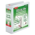 thumbnail image 2 of Cardinal Brands- Inc CRD26330 Clearvue Binder- D-Ring- 3in. Capacity- 11in.x8-.50in.- White, 2 of 3