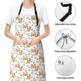 thumbnail image 4 of Kdxio Corgi with Hearts Apron with Pockets Adjustable Kitchen Aprons for Men Women Waterproof Aprons for Cooking,Drawing,Crafting, Baking Household Cleaning, 4 of 8
