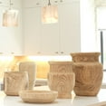 thumbnail image 5 of Jamie Young Co Laguna Coastal Wood Grain Pattern Vase in Natural, 5 of 5