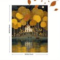 thumbnail image 3 of Toile Murale Paysage d'Arbre Doré 15,75 X 11,81 Pouces, 3 of 8
