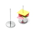 thumbnail image 2 of Soporte para recibos QWORK con forma de pincho, 16 unidades, 14 cm, color plateado, 2 of 8