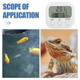 thumbnail image 3 of HAKIDZEL 1Pcs Temperature Meter Aquarium Thermometer Digital Hygrometer for Fish Tank Home Indoor Rectangular, 3 of 8