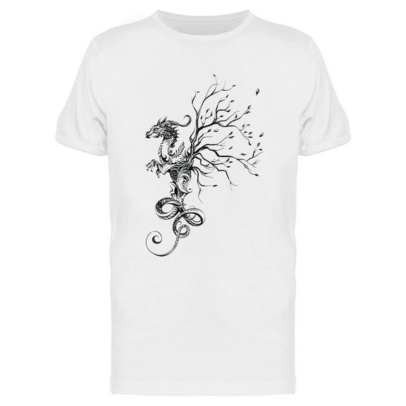 Dragon Ornament Design T-Shirt Men -Image by Shutterstock, Male XX-Large