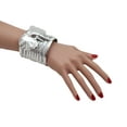 thumbnail image 5 of Women Ethnic Fashion Jewelry Silver Metal Elephant Cuff Bracelet, 5 of 10